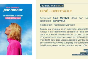 Paul Mirabel - Par Amour : Le Spectacle Au Cinéma