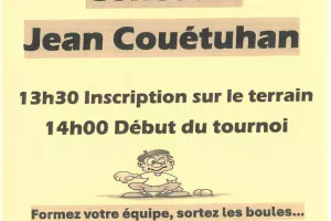 Concours de pétanque Jean Couëtuhan