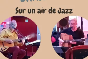 Apéro-concert, marché du terroir : Jean-Pierre Saint & François Corvellec