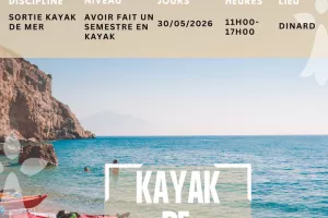 Sortie Kayak mer, Dinard