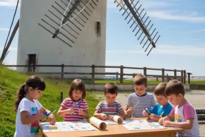 Atelier enfant - fabrication de moulin