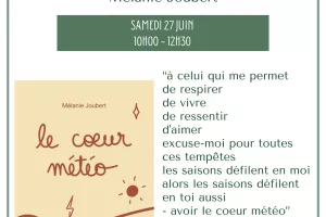 Dédicace avec Mélanie Joubert