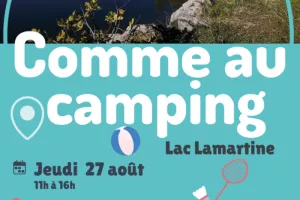 "Comme au camping"