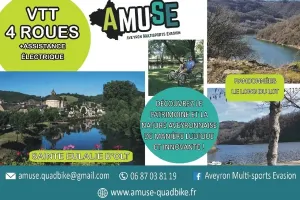 Randonnée en VTT 4 roues (Quadbike) à Ste Eulalie d'Olt