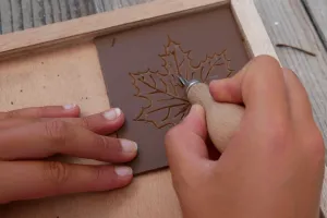 Les mardis de l'été «Cartes postales en linogravure»