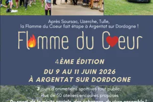 Flamme du cœur à Argentat-sur-Dordogne