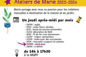 Les ateliers de Marie