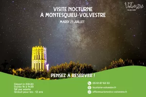 VISITE NOCTURNE : MONTESQUIEU-VOLVESTRE