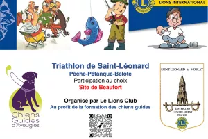 Triathlon de Saint-Léonard de Noblat du Lions Club