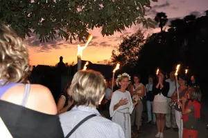 Lescar nocturne aux flambeaux