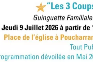 "LES 3 COUPS" GUINGUETTE FAMILIALE
