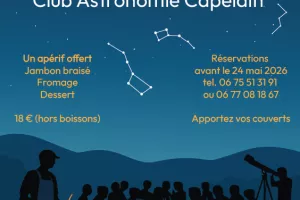Soirée barbecue du club d'astronomie capelain