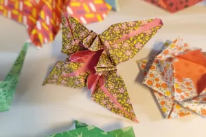 Petits papiers les pieds dans l'eau - Atelier origami