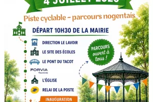 Inauguration piste cyclable