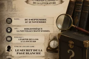 Escape Game "Le secret de la page blanche"