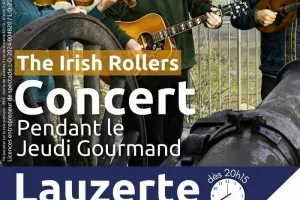 Concert du groupe Irish Rollers lors du Jeudi Gourmand