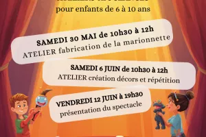 Atelier créatif : Les marionnettes, c'est chouette !!!