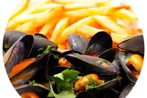 Repas moules frites
