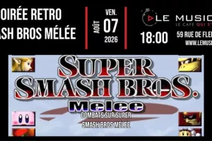 Soirée retro gaming special Smash bros mélée