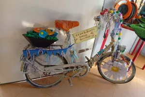 Concours de vélos décorés