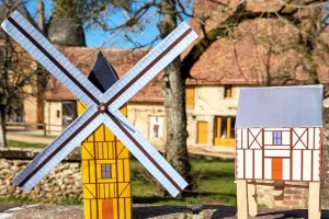 Atelier famille "A vos moulins !" à la Commanderie d'Arville