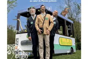 "Marais Tour Bus" visite décalée en bus pédestre à Coulon