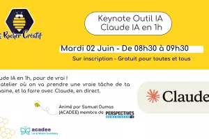 Keynote Outil IA : Claude IA en 1h