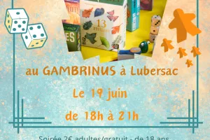 Soirée jeux au Gambrinus