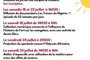 Micro-Folie : Diffusion du documentaire Les Trésors du Nigéria