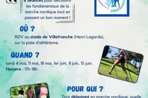 Initiation à la marche nordique