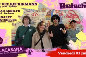 RELACHE #17 : TEE VEE REPAIRMAN + BILBAO KUNG-FU + MARGARET TCHATCHEUSE