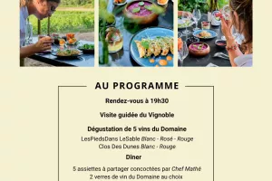 Dîner éphémère - Domaine de la Pointe