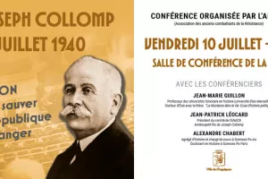 Conférence - Joseph Collomp le 10 juillet 1940 "Il fut des quatre-vingt"