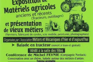 Exposition de matériels agricoles et vieux métiers