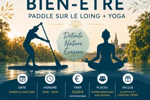Séance bien-être paddle + yoga