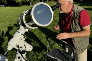 Observation des étoiles à la Ferme du Héron
