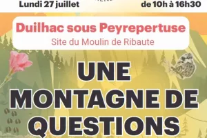 SCIENCE TOUR PYRENEES A DUILHAC SOUS PEYREPERTUSE AU MOULIN DE RIBAUTE