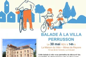 Balade à vélo à la Villa Perusson