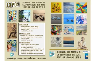 Promenade des arts Arcachon centre