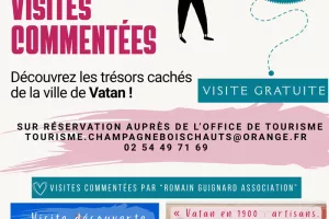 Visites découverte de Vatan : histoire et anecdotes