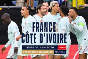 France/Côte d’Ivoire - Match football préparation Coupe du Monde de la Fifa  2026