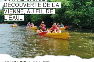Sortie canoë : découverte de la Vienne, au fil de l'eau