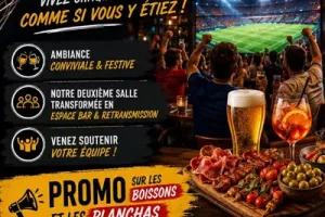 Le Mondial de football au bar-restaurant Saint Laurent