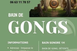 Bain sonore, Bain de gong