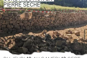 Chantier école de construction en pierre sèche - Initiation à la journée
