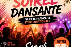 Soirée dansante variété Française et Internationale !