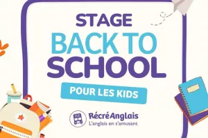 Stage d’anglais pour enfants