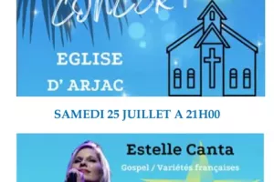 Concert église d'Arjac