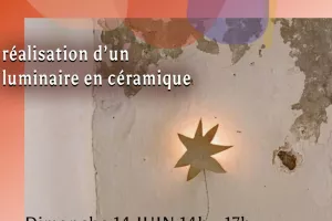 ATELIER ENFANT - CRÉATION LUMINAIRE EN CÉRAMIQUE