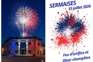 Feu d'artifice et dîner champêtre